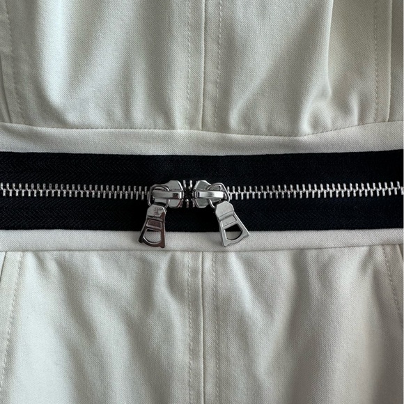 Milly of New York Cream and Black Mini Dress Size 2 - Picture 9 of 10